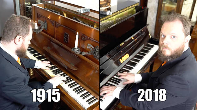 Can you hear the difference between a 1915 and 2018 piano?