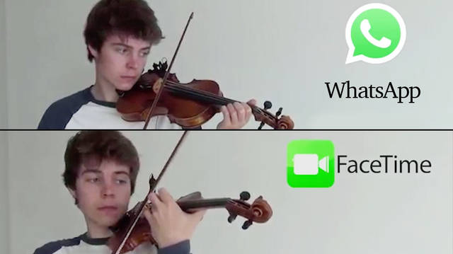 Notification sounds on a violin