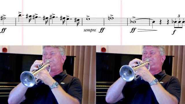 Trumpeter Paul Beniston