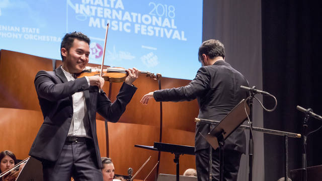 Ray Chen at the Malta International Music Festival