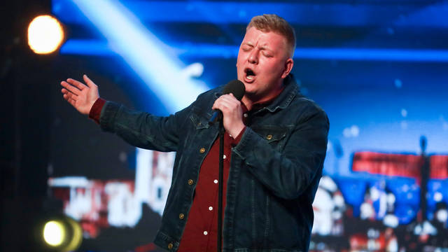 Gruffydd Wyn Roberts performs in Britain's Got Talent 2018