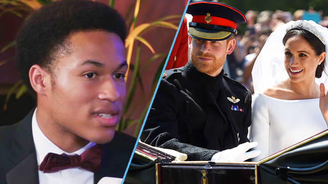 Sheku Kanneh-Mason talks about playing at the Royal Wedding during an interview at the Classic BRITs 2018