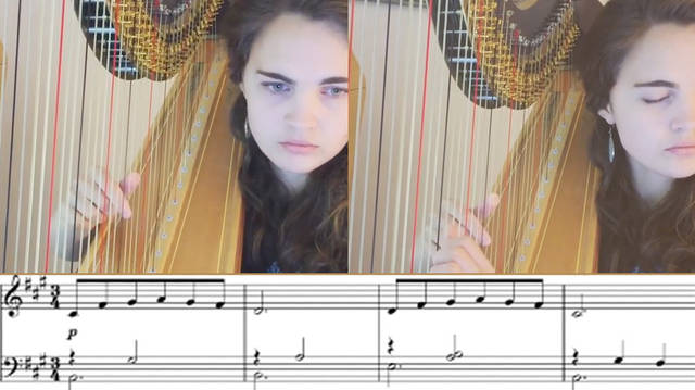 La La Land, played on harp