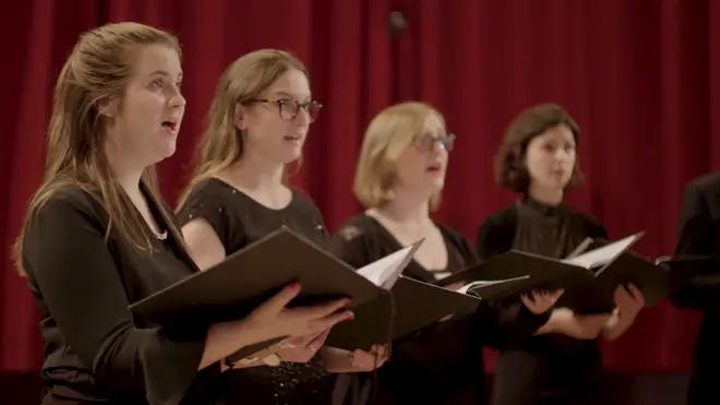 Genesis Sixteen perform at St John’s Smith Square in ‘A Classic FM Christmas’, now streaming on Amazon Prime.