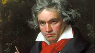 Portrait Ludwig van Beethoven when composing the Missa Solemnis', 1820.