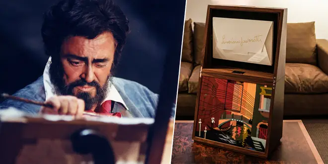 Pavarotti and the painting box