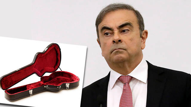 Reports claim ex-Nissan boss Carlos Ghosn fled Japan by hiding in a double bass case.