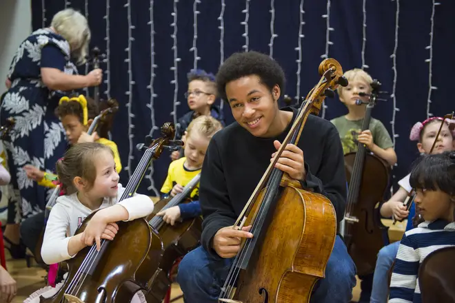 Sheku Kanneh-Mason inspires a new generation of cellists
