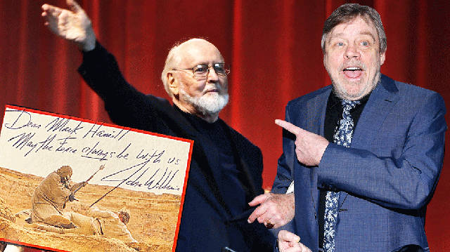 Mark Hamill is reunited with missing vinyl signed by John Williams