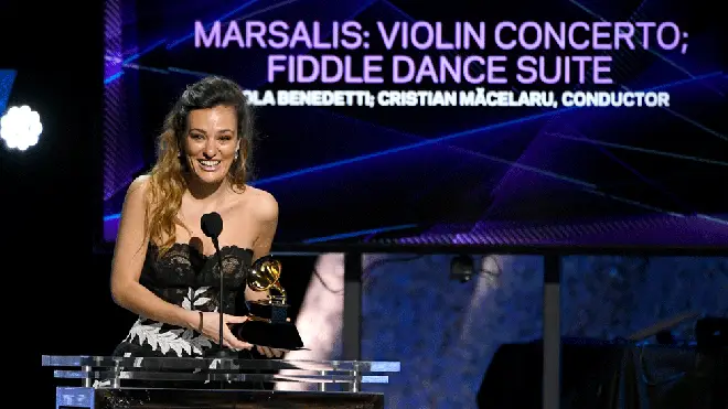 Nicola Benedetti wins her first Grammy Award