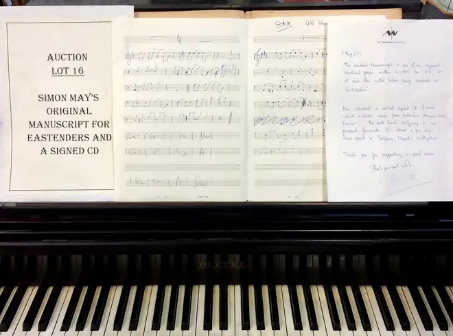 The composer to EastEnders' iconic theme has been reunited with his original work