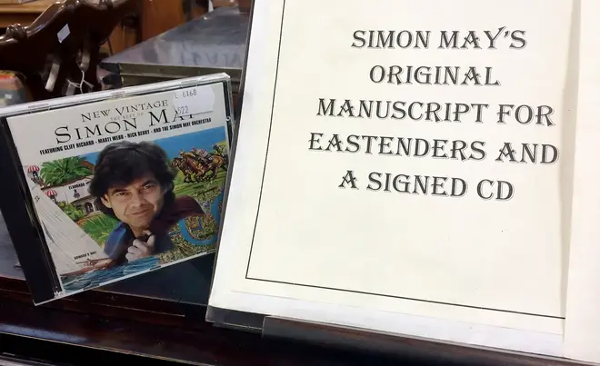 Simon May had to buy his original work at an auction