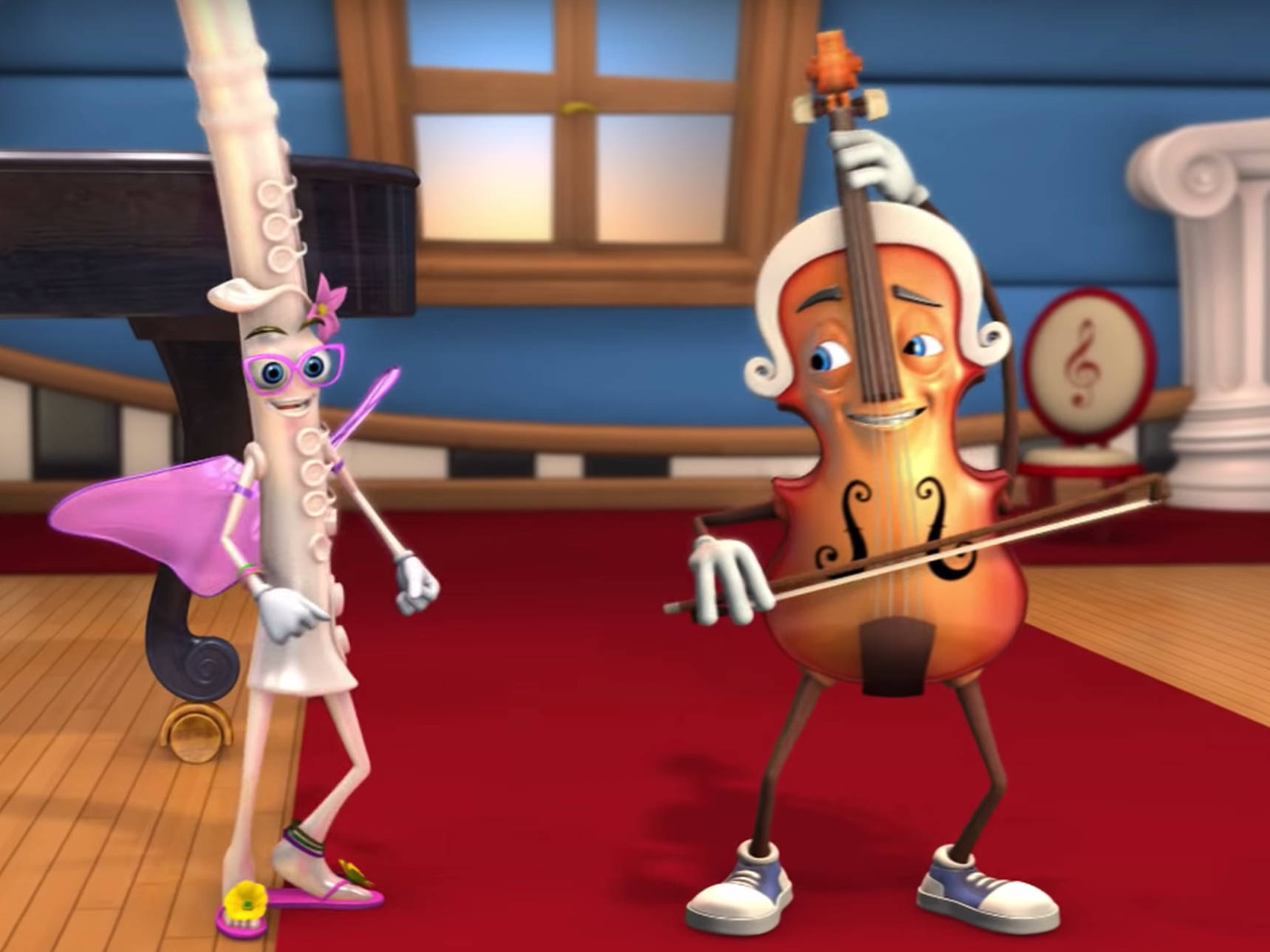 Adorable animated instruments play together in kids classical music show -  Classic FM