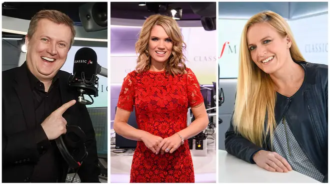 Aled Jones, Charlotte Hawkins and Eímear Noone present weekend shows on Classic FM.