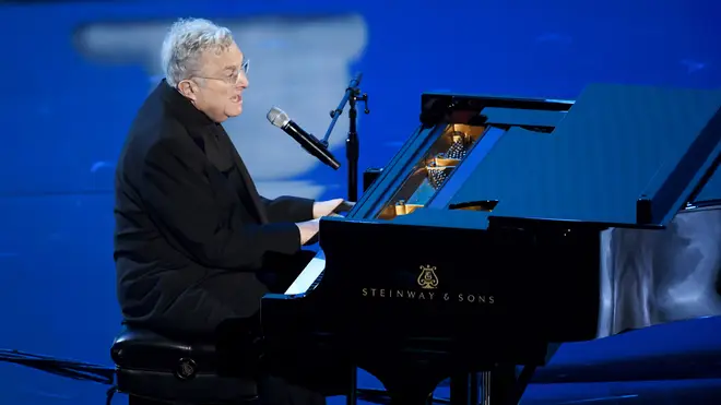 Randy Newman performs at the 92nd Annual Academy Awards