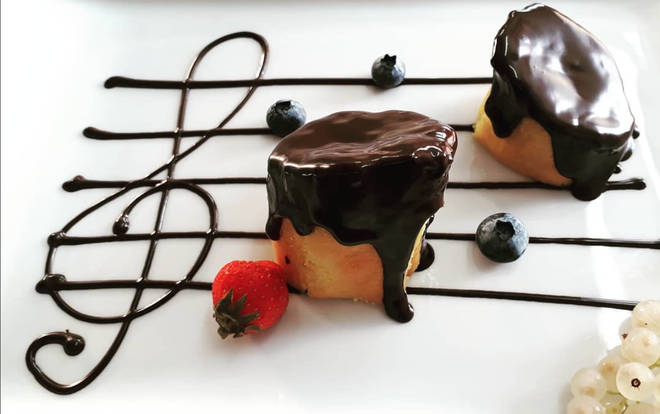 Classical music in food