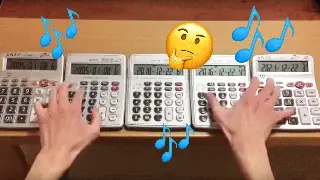 Someone just played Mozart on retro calculators...