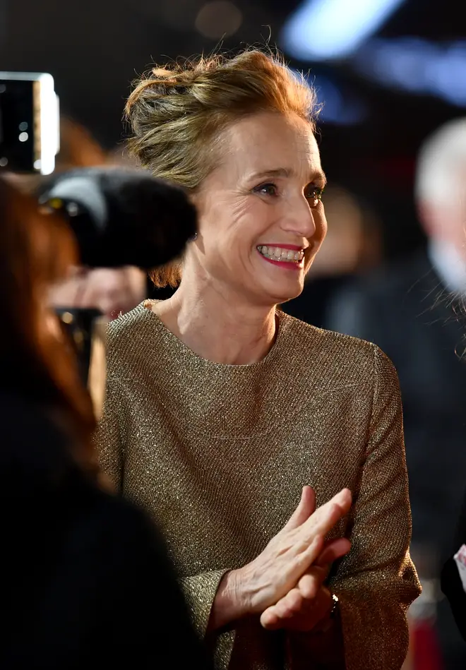 Kristin Scott Thomas attends the ‘Military Wives’ UK Premiere 2020 (Red Carpet Arrivals)