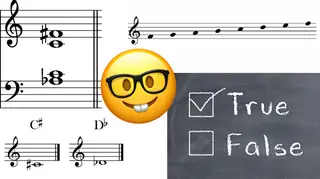 Music theory ‘True or False’ quiz
