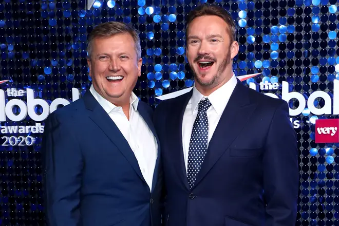 Russell Watson and Aled Jones arrive on The Global Awards with very.co.uk Blue Carpet