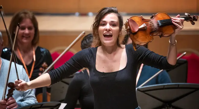 Nicola Benedetti performs with the Benedetti Foundation tutors and ambassadors for 350 young musicians.