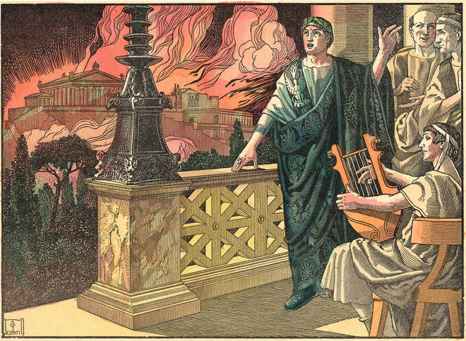 Did Nero really fiddle while Rome burned, and why are people linking this  to... - Classic FM