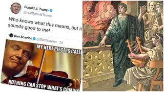 Did Nero really fiddle while Rome burned, and why are people linking this to Donald Trump?