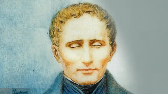 Louis Braille, the inventor of the braille code of reading and writing.