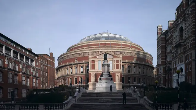 The Royal Albert Hall, which turns 150 next year, is temporarily closed due to coronavirus.