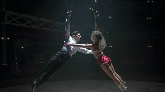 Zac Efron and Zendaya in 'The Greatest Showman'