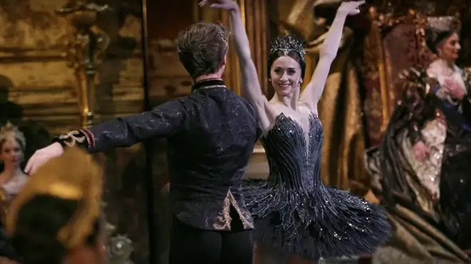 A scene from Swan Lake at The Royal Opera House