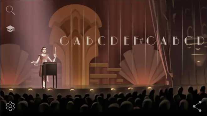 Google Doodle invites you to play the theremin with Clara Rockmore