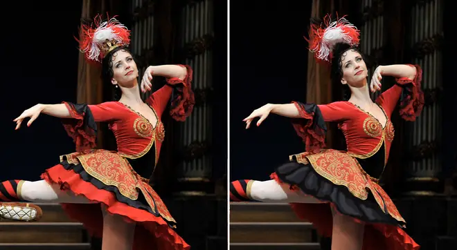 Anna Tikhomirova dances at The Royal Opera House