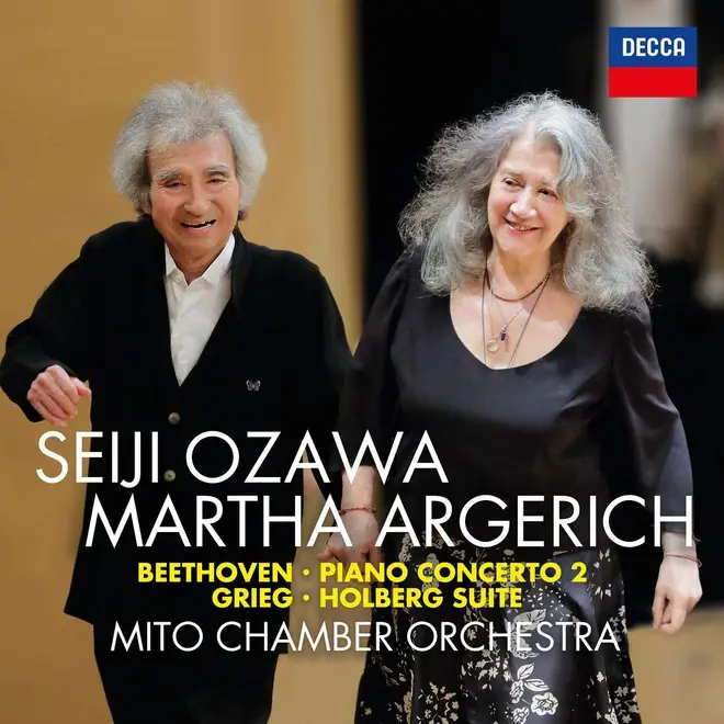 ‘Beethoven: Piano Concerto No. 2; Grieg: Holberg Suite’ by Seiji Ozawa and Martha Argerich
