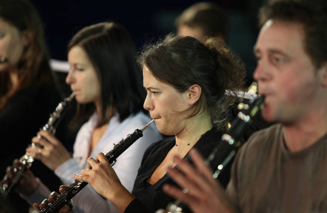 Oboe player