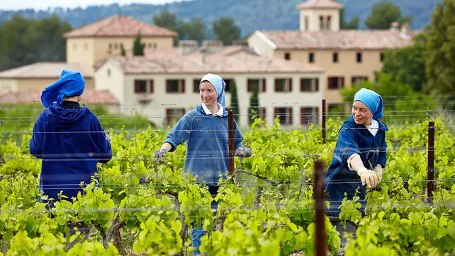 The French Benedictine nuns live a simple life of ora et labora (prayer and work)