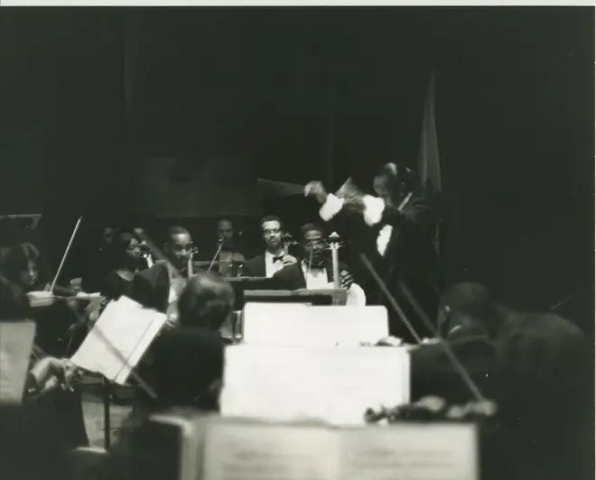 Yvette Devereaux, the first African American woman to conduct the LA Phil