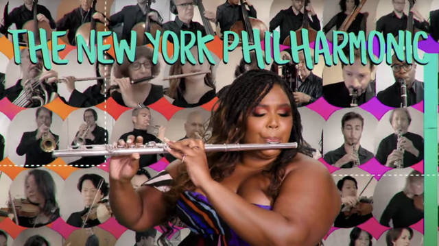 Lizzo plays flute with NY Philharmonic for virtual 2020 graduation ceremony