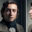 A visual artist has created a 3D rendering of Frédéric Chopin’s face