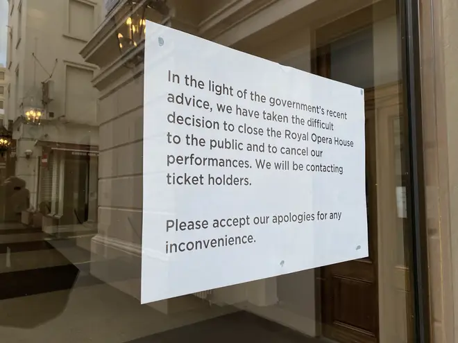 Coronavirus precautions closed the Royal Opera House in March