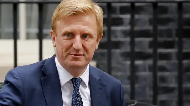 Culture Secretary Oliver Dowden arrives at 10 Downing Street