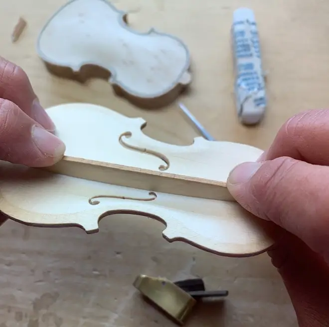 Maria has been busy making the mini instruments from scratch during lockdown