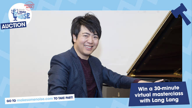 Bid for a 30-minute virtual piano lesson with Lang Lang!