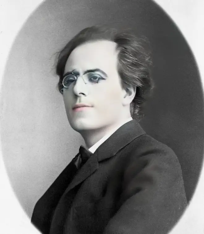 Gustav Mahler with makeup