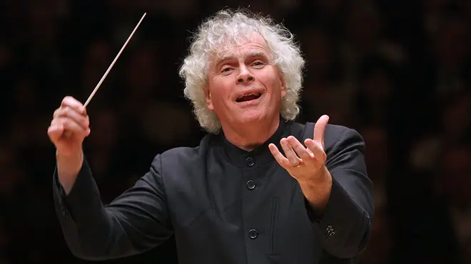 Simon Rattle urges government to reduce 3-metre brass rule