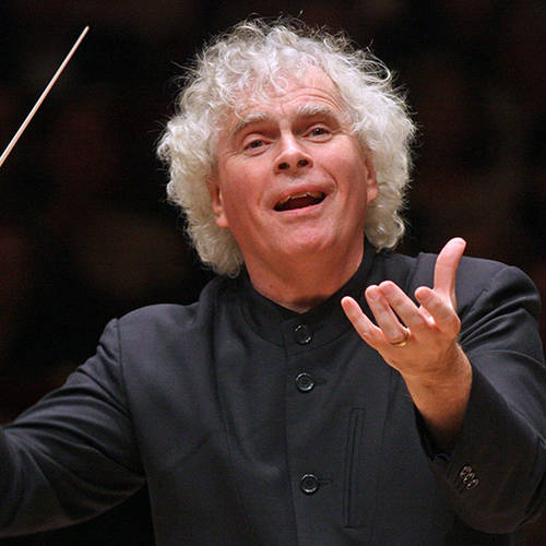 Simon Rattle urges government to reduce 3-metre brass rule