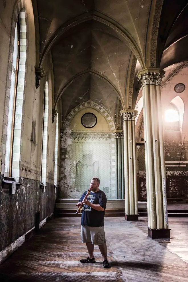 Music in abandoned St Hedwig's church