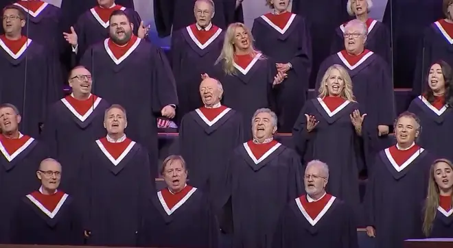 Choir of more than 100 perform at Texas rally