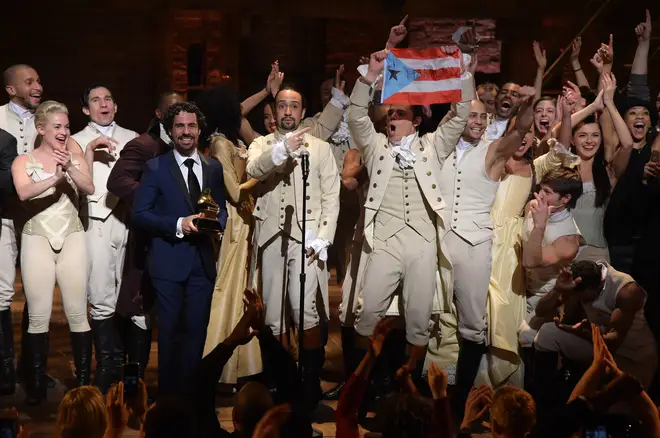 Hamilton at the 58th Grammy Awards