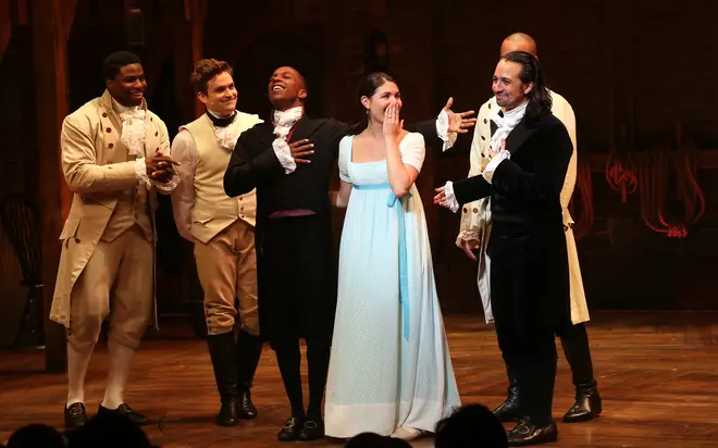 Why does Phillipa Soo gasp at the end of Hamilton?